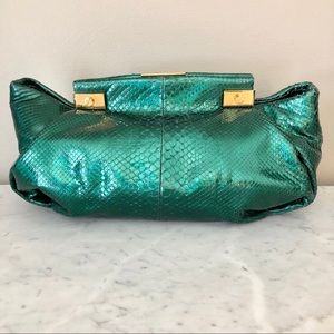 Lanvin Snakeskin Hobo Clutch